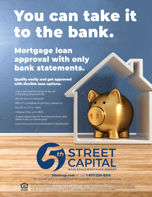 Bank Statement Loans flyer