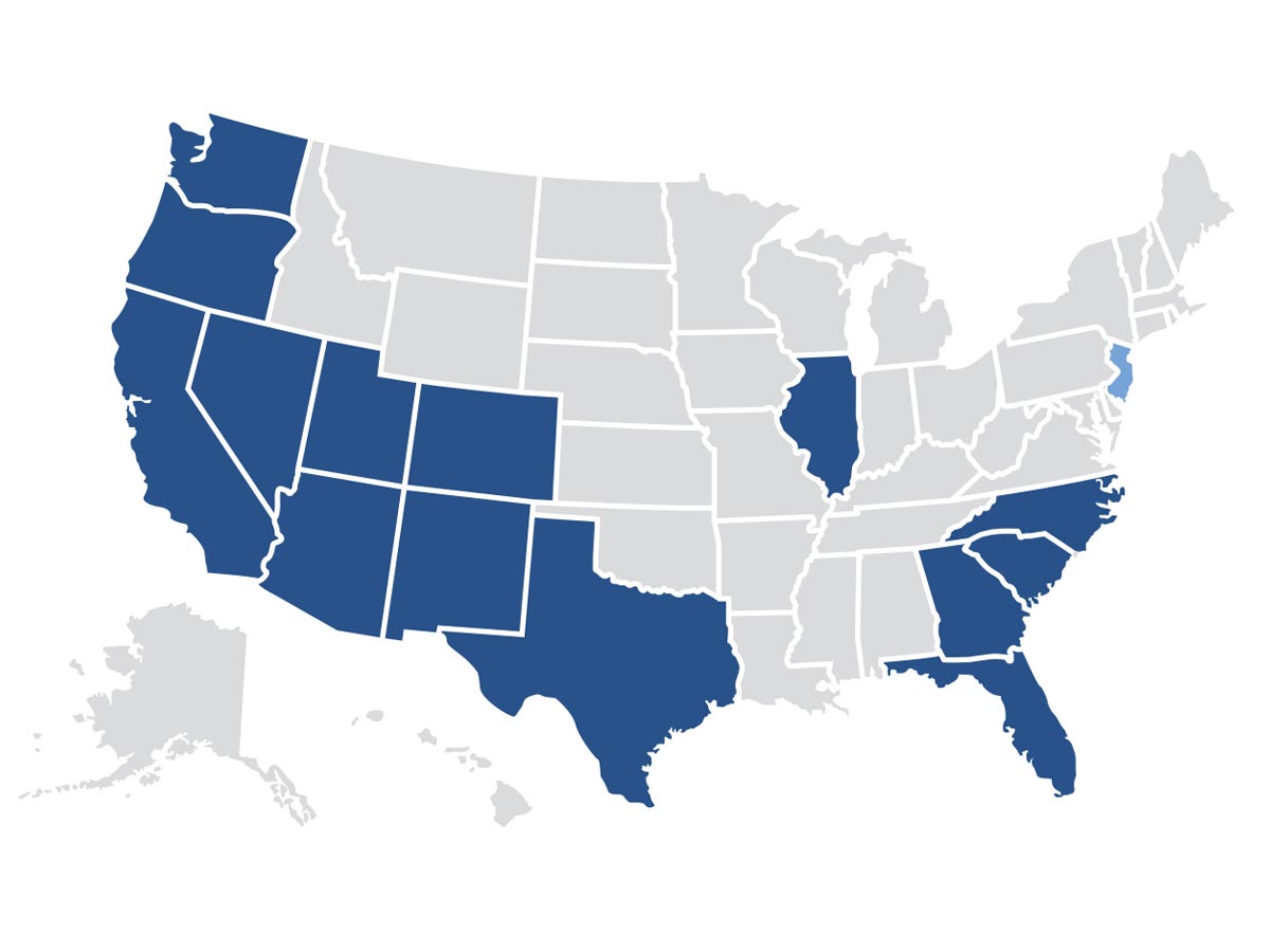 map of the United States